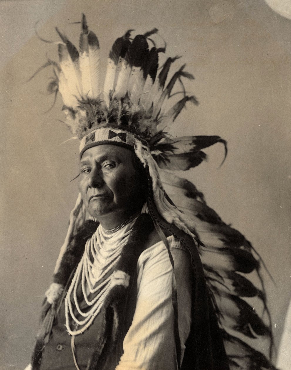 الزعيم جوزيف واشنطن ، نيز بيرس ، مقاطعة كولومبيا ، أبريل 1900 (b / w photo) بواسطة مصور أمريكي