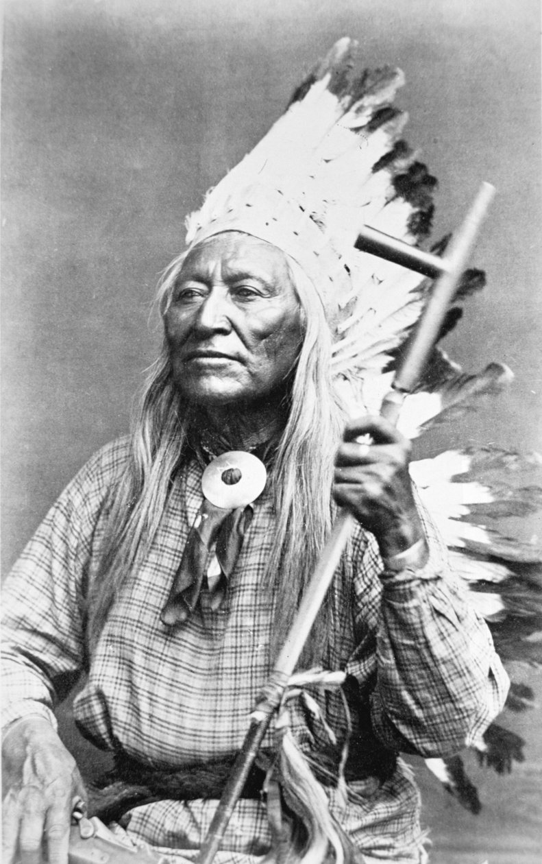 Chief Washakie (c.1804-1900) (b/w photo) بواسطة مصور أمريكي