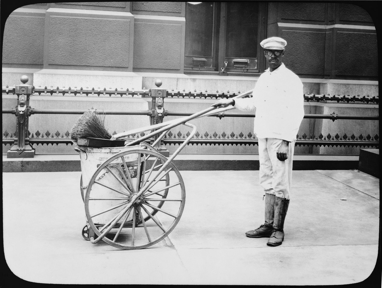 سيتي ستريت كلينر ، فيلادلفيا ، c.1920 بواسطة مصور أمريكي
