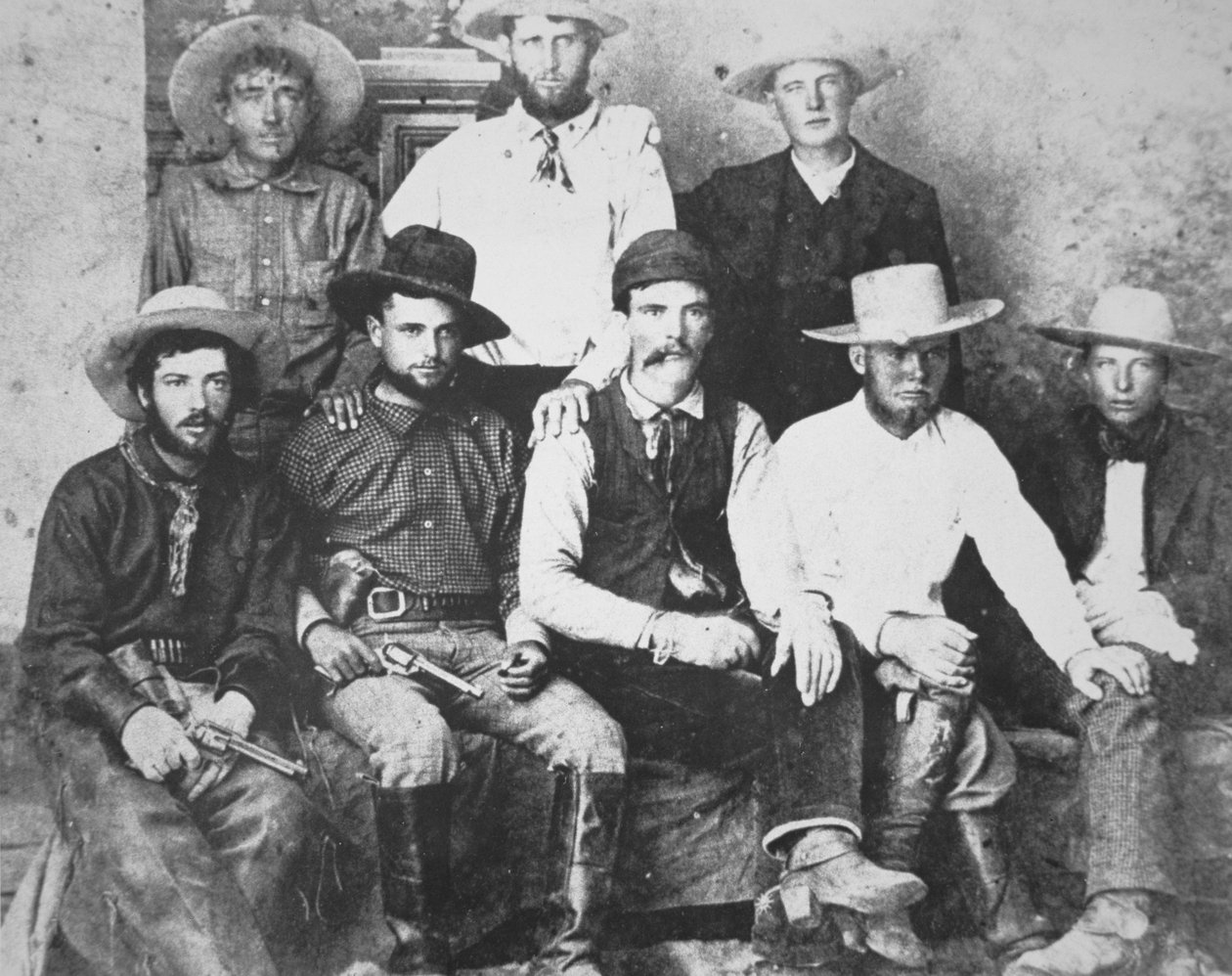 Cowboys of the XIT Ranch ، تكساس ، عام 1890 (صورة b / w) بواسطة مصور أمريكي