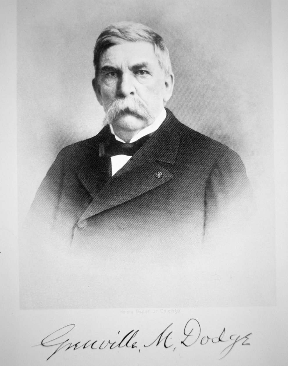 Grenville M. Dodge (1831-1916) (b/w photo) بواسطة مصور أمريكي