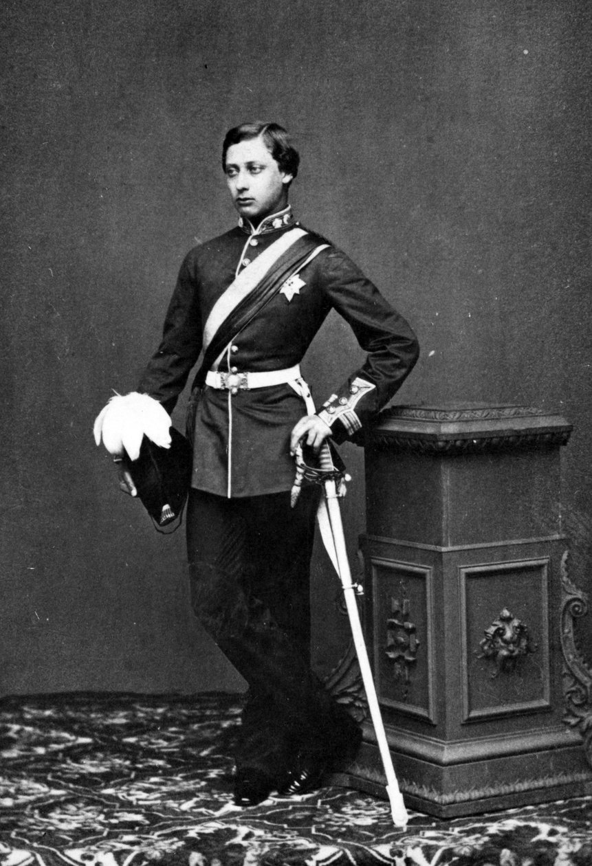 صاحب السمو الملكي أمير ويلز ، c.1860 بواسطة مصور أمريكي