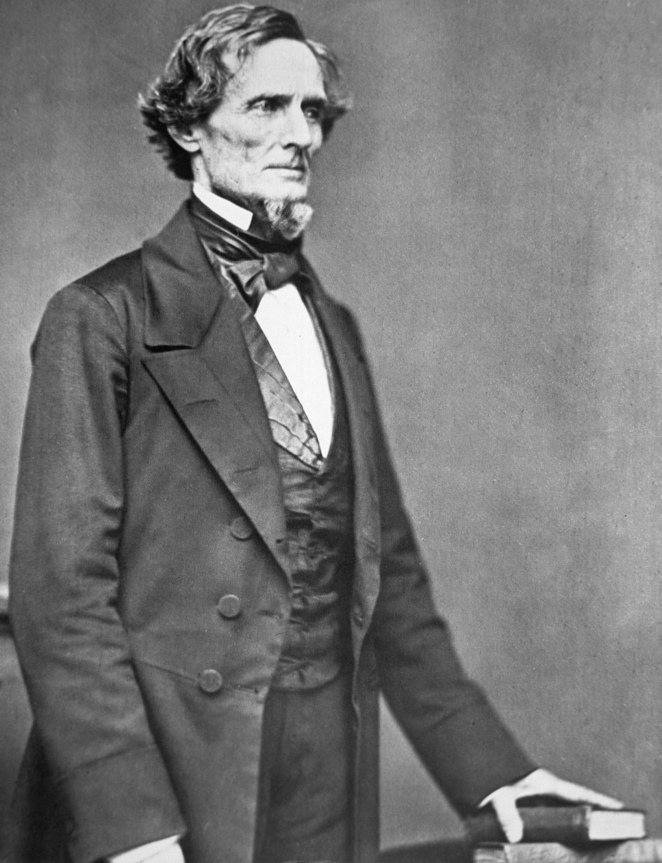 Jefferson Davis (1808-89) (b/w photo) بواسطة مصور أمريكي