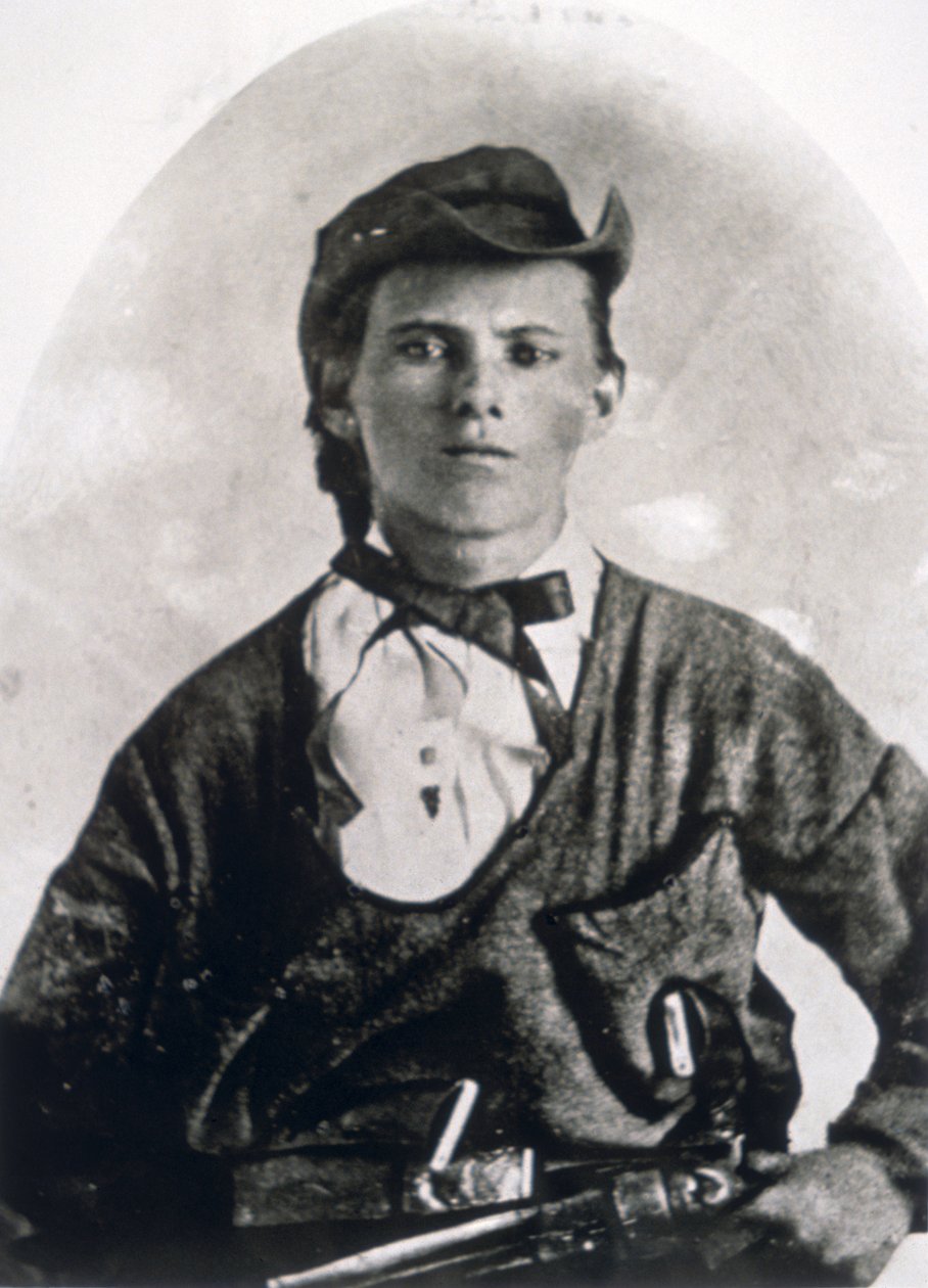 Jesse Woodson James (b/w photo) بواسطة مصور أمريكي