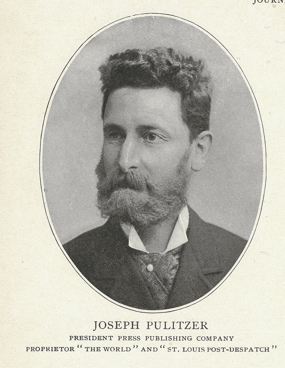 جوزيف بوليتسر ، رسم توضيحي من "سكان نيويورك البارزون في 1896-1899: مجلد مصاحب لكتيب كينغ لمدينة نيويورك" بواسطة مصور أمريكي