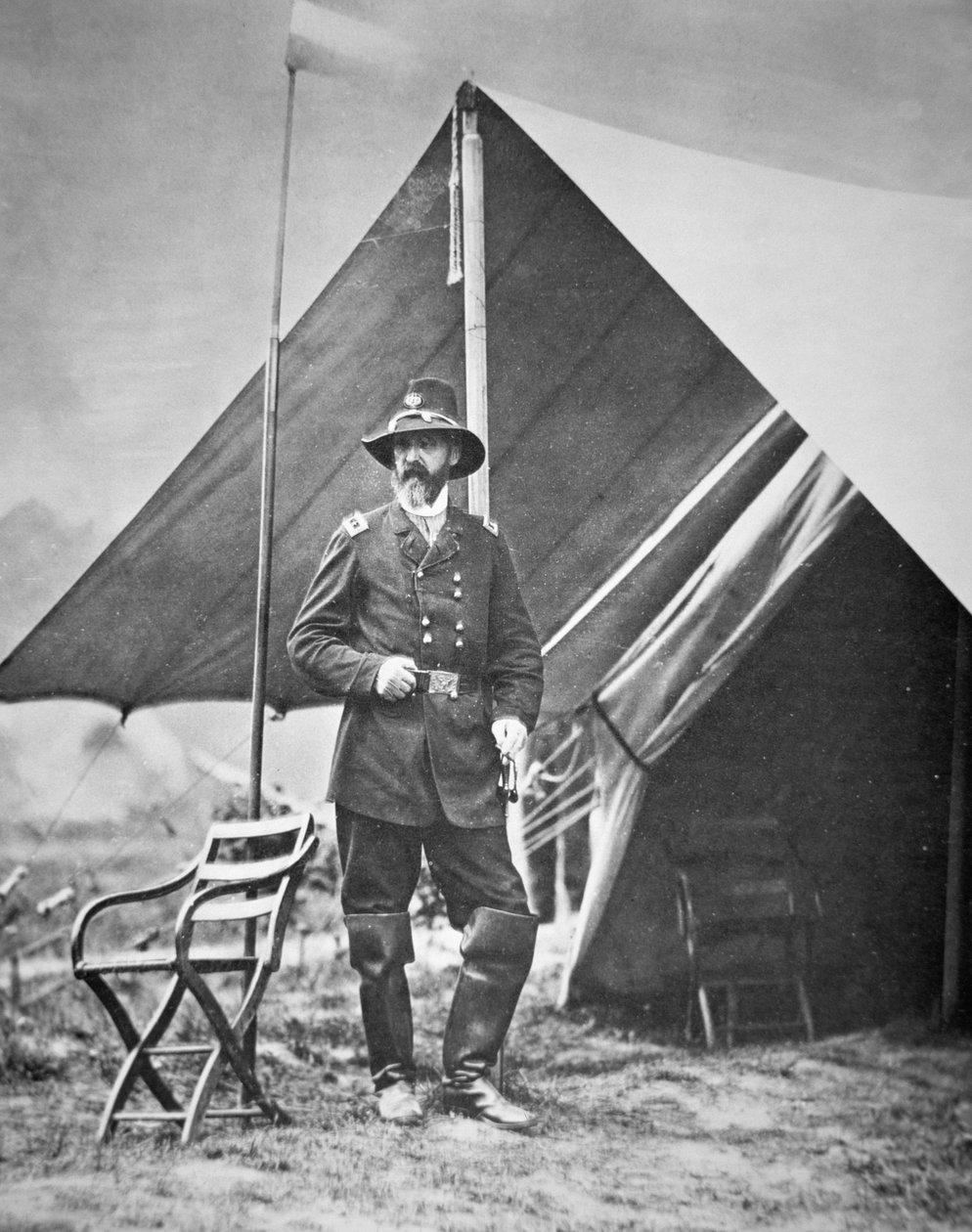 Major General George Meade (1815-72) (b/w photo) بواسطة مصور أمريكي