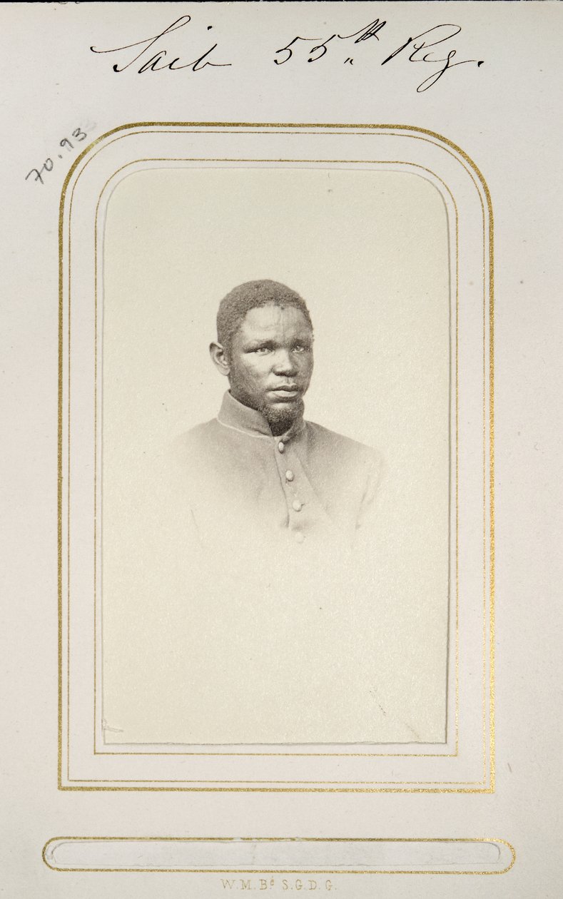 نيكولاس سعيد ، بطاقتنا ، c.1863-66 بواسطة مصور أمريكي