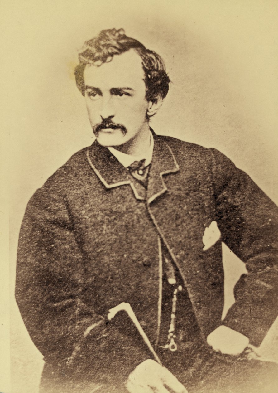 صورة لجون ويلكس بوث ، 1861-1865 بواسطة مصور أمريكي
