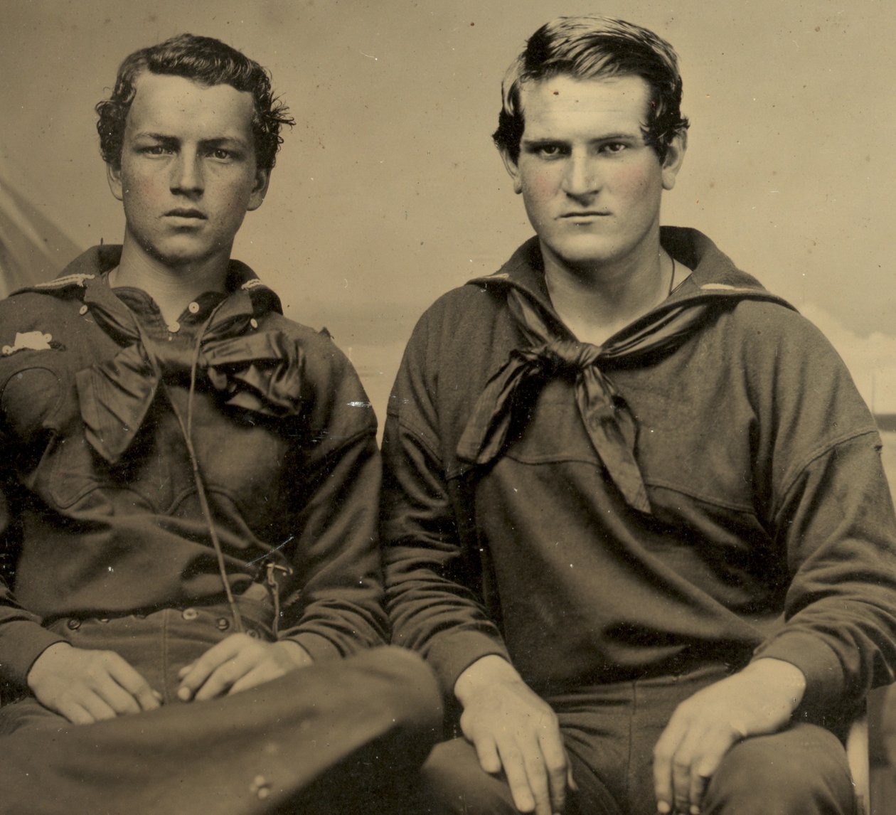 صورة لبحّارين في Uniform Uniform ، c.1861 (صورة صغيرة) بواسطة مصور أمريكي