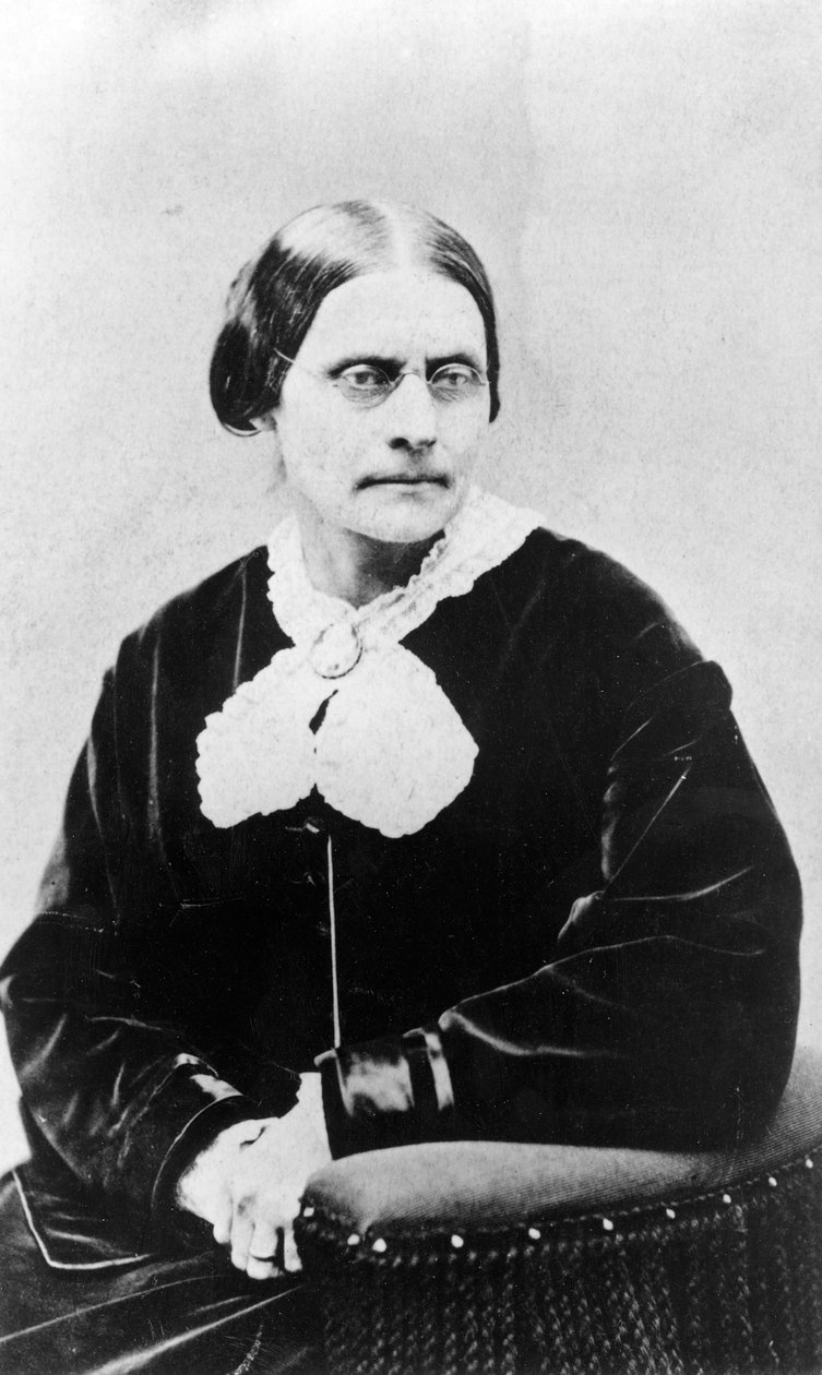 سوزان براونيل أنتوني (1820-1906) ج .1871 بواسطة مصور أمريكي