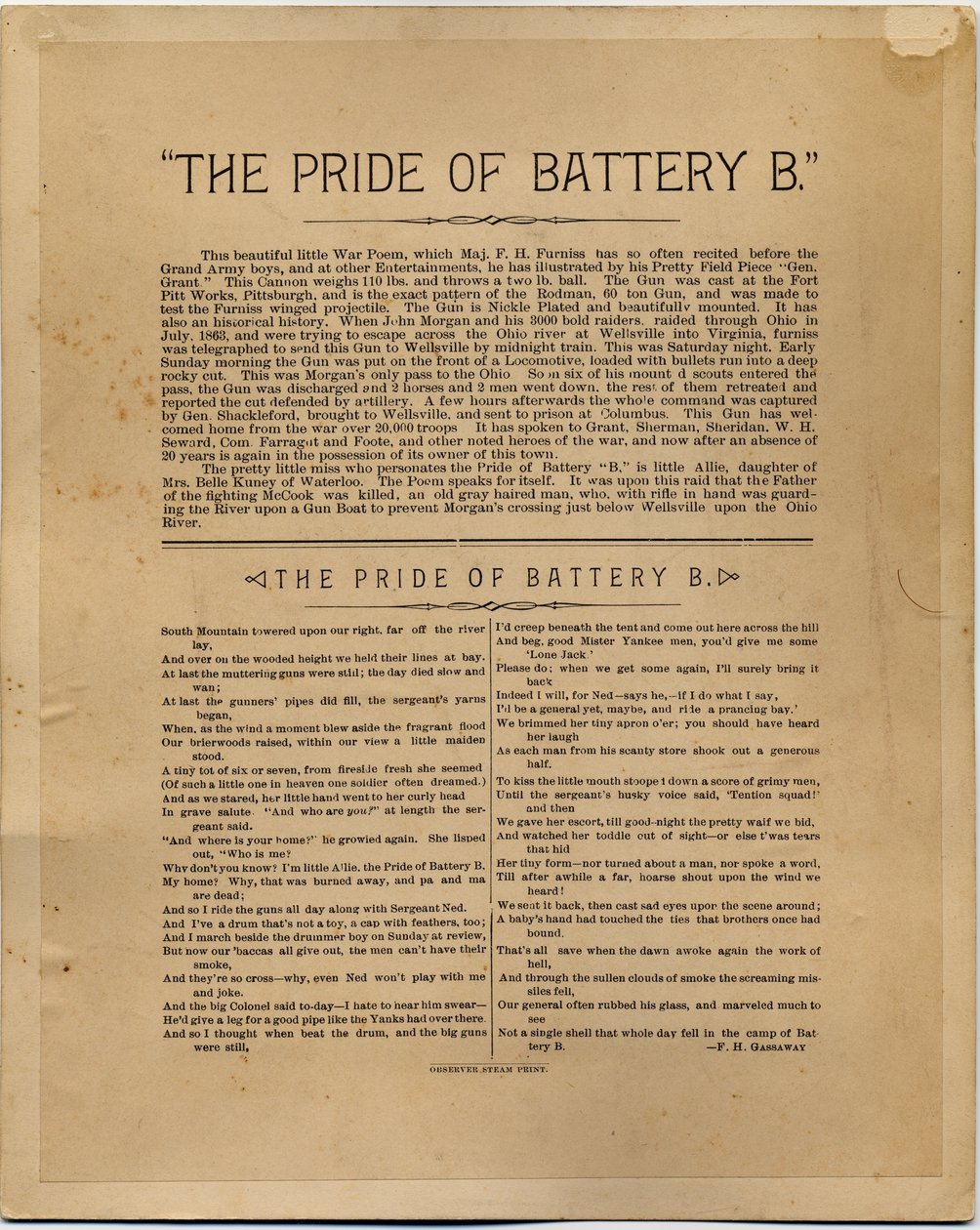 The Pride of Battery B ، بقلم فرانك إتش جاساواي ، عكس 336830 (صورة زخرفية) بواسطة مصور أمريكي