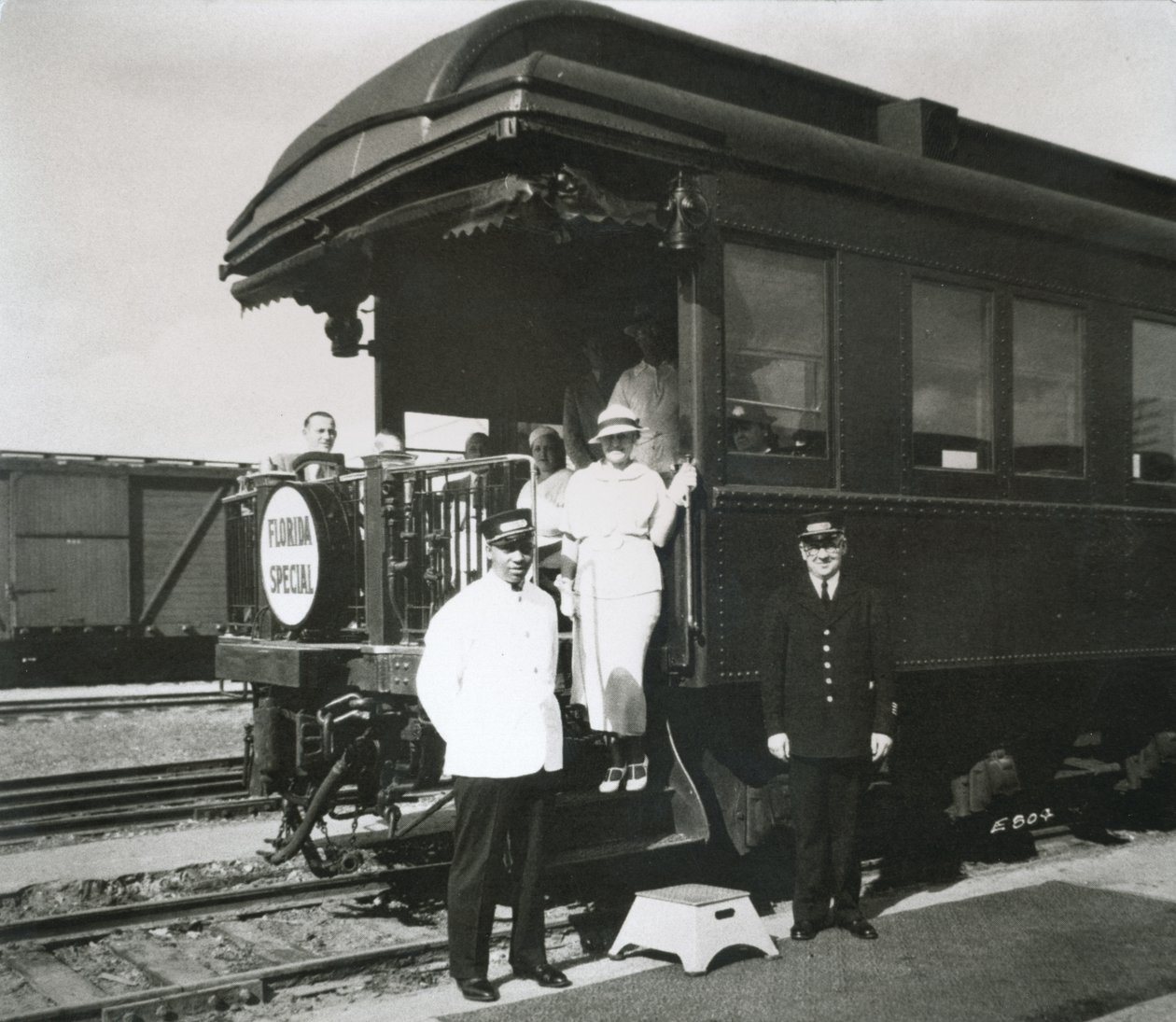 The observation car of the all-Pullman luxury 