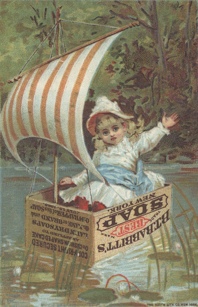 إعلان عن Babbitts Best Soap ، ج .1880 بواسطة المدرسة الأمريكية