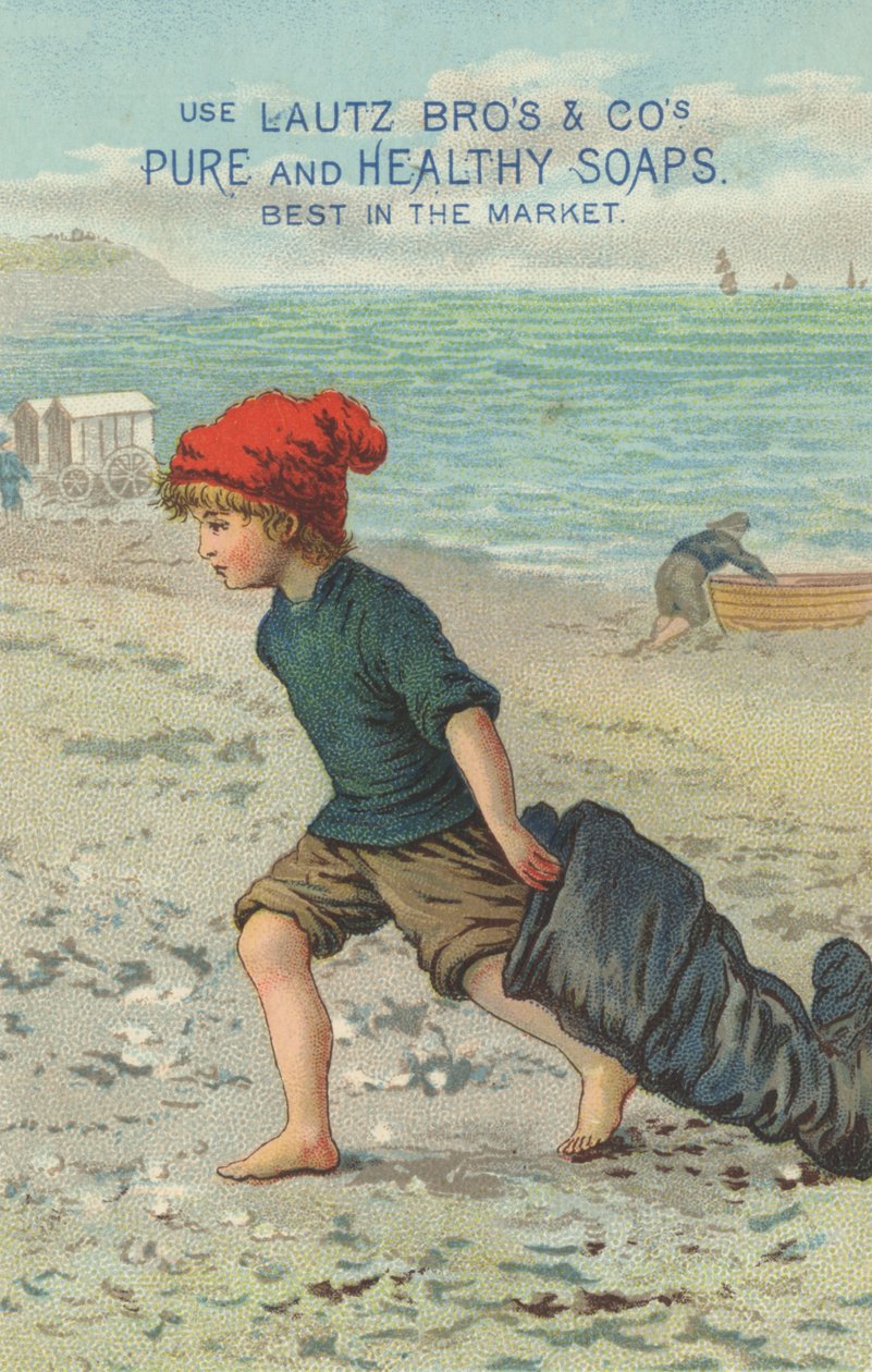 إعلان عن صابون Lautz Bros & Cos الصافي النقي ، c.1880 بواسطة المدرسة الأمريكية