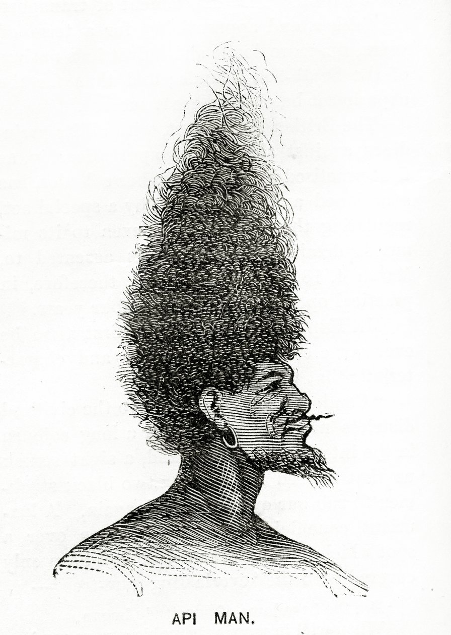 Api Man ، رسم توضيحي من Appletons Journal ، 4 مايو 1872 بواسطة المدرسة الأمريكية