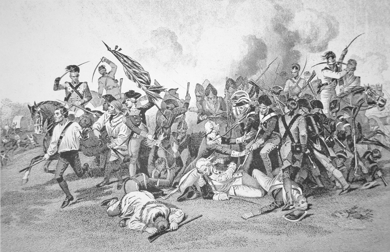 Battle of Camden بواسطة المدرسة الأمريكية