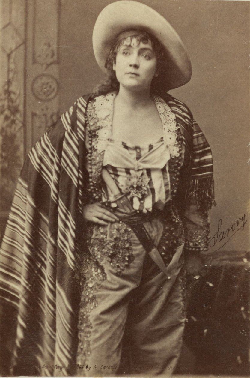 صورة بطاقة مجلس الوزراء للممثل Adah Isaacs Menken بواسطة المدرسة الأمريكية