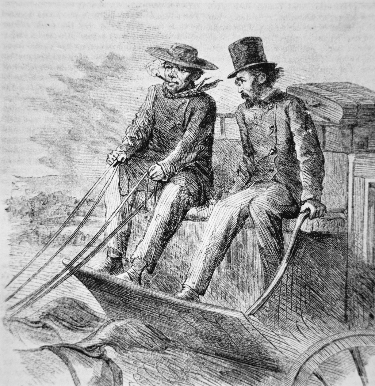 Charlie Parkhurst (1812-79) stagecoach driver of the Old West (litho) بواسطة المدرسة الأمريكية