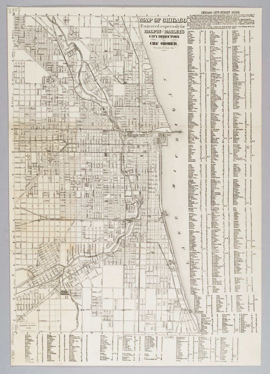 City of Chicago Map بواسطة المدرسة الأمريكية