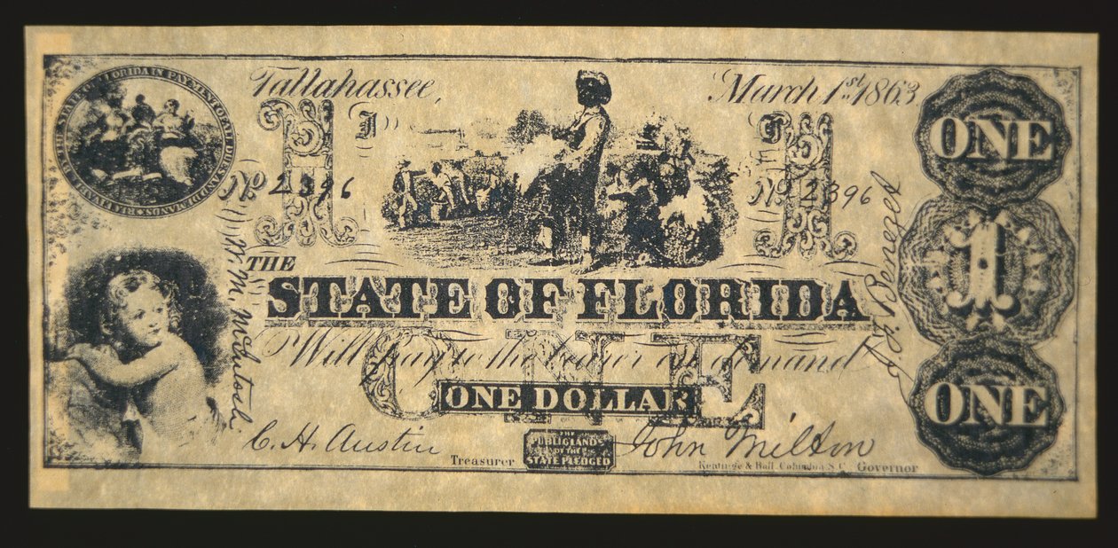 Confederate paper money بواسطة المدرسة الأمريكية