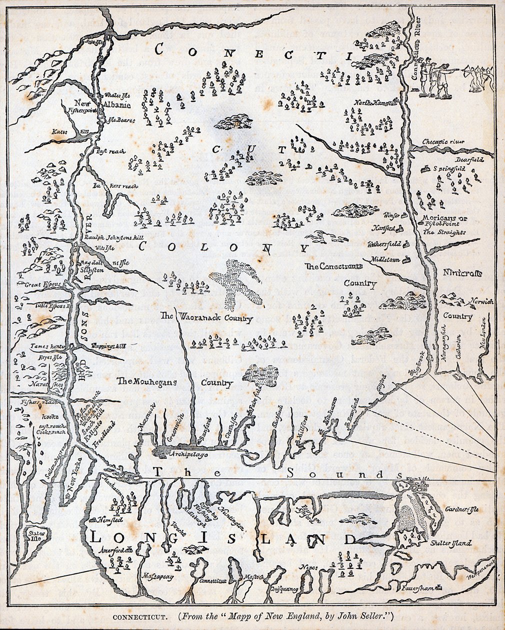 Connecticut (litho) بواسطة المدرسة الأمريكية