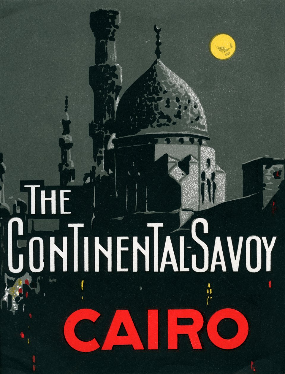 Continental Savoy Hotel in Cairo with Mosque بواسطة المدرسة الأمريكية