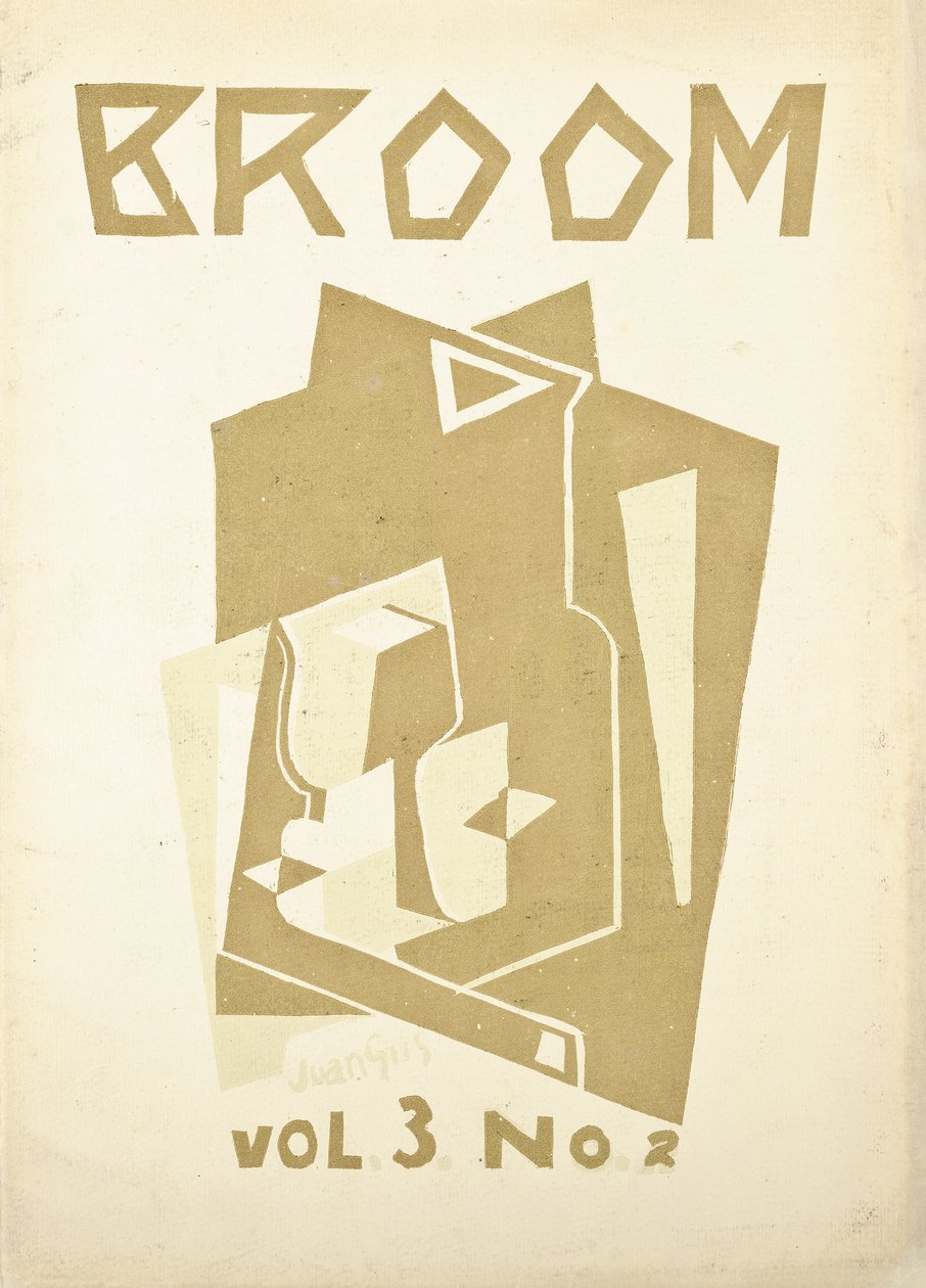 غلاف المجلد 3 ، العدد 2 ، من المجلة الفنية "Broom" ، ج. 1921-1924 بواسطة المدرسة الأمريكية