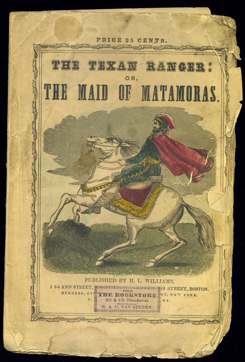 غلاف The Texan Ranger: أو خادمة ماتاموراس قصة الحرب المكسيكية ، بقلم جوزيف هولت إنغراهام (1809-60) بواسطة المدرسة الأمريكية