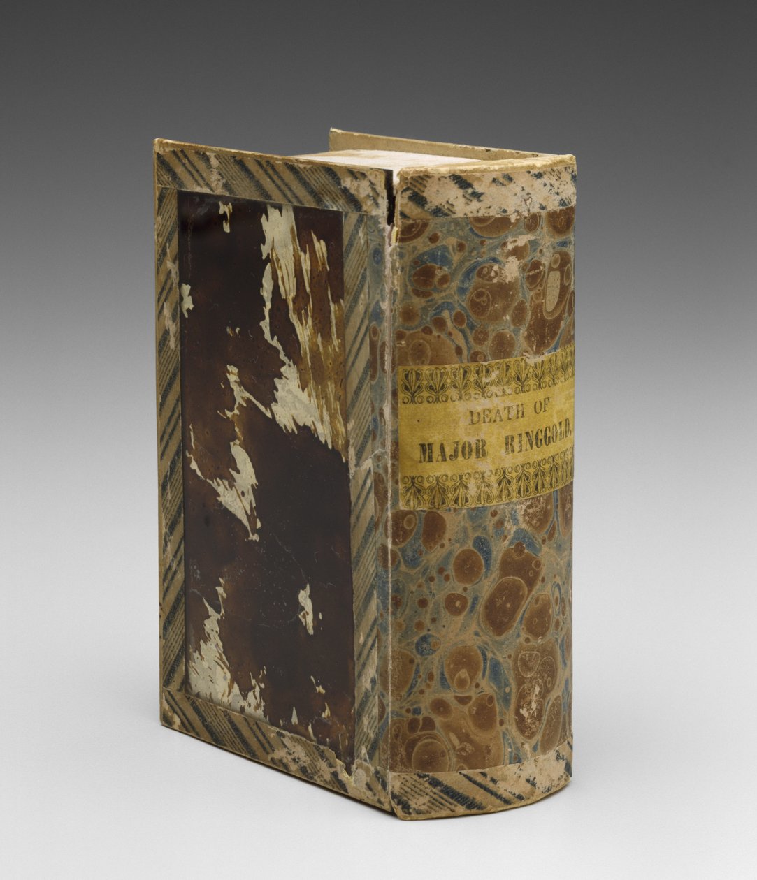 وفاة الرائد رينغولد ، ج. 1846-1848 (الورق و Verre-églomisé) بواسطة المدرسة الأمريكية