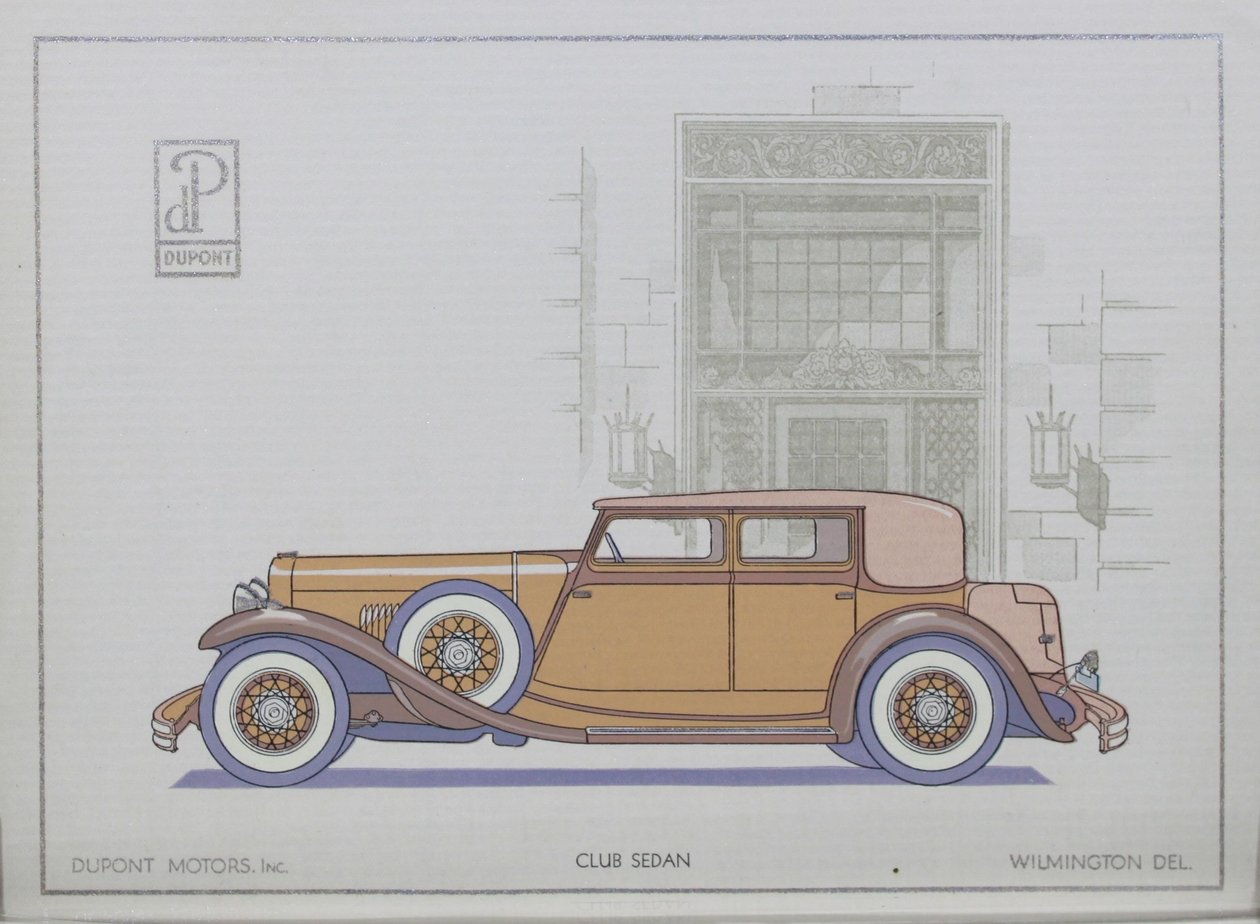 دوبونت للسيارات: كلوب سيدان ، 1921 بواسطة المدرسة الأمريكية