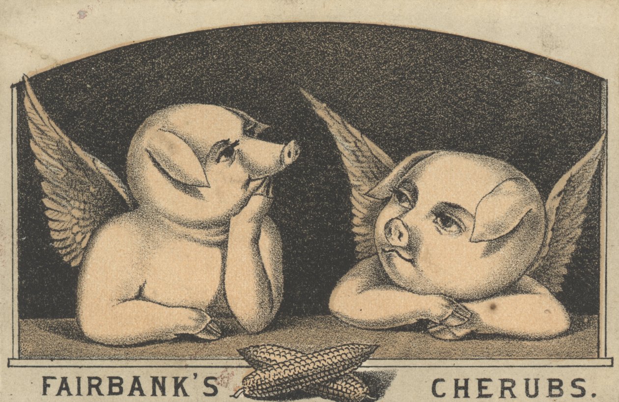 Fairbanks Cherubs ، إعلان عن Fairbank Lard ، c.1880 بواسطة المدرسة الأمريكية