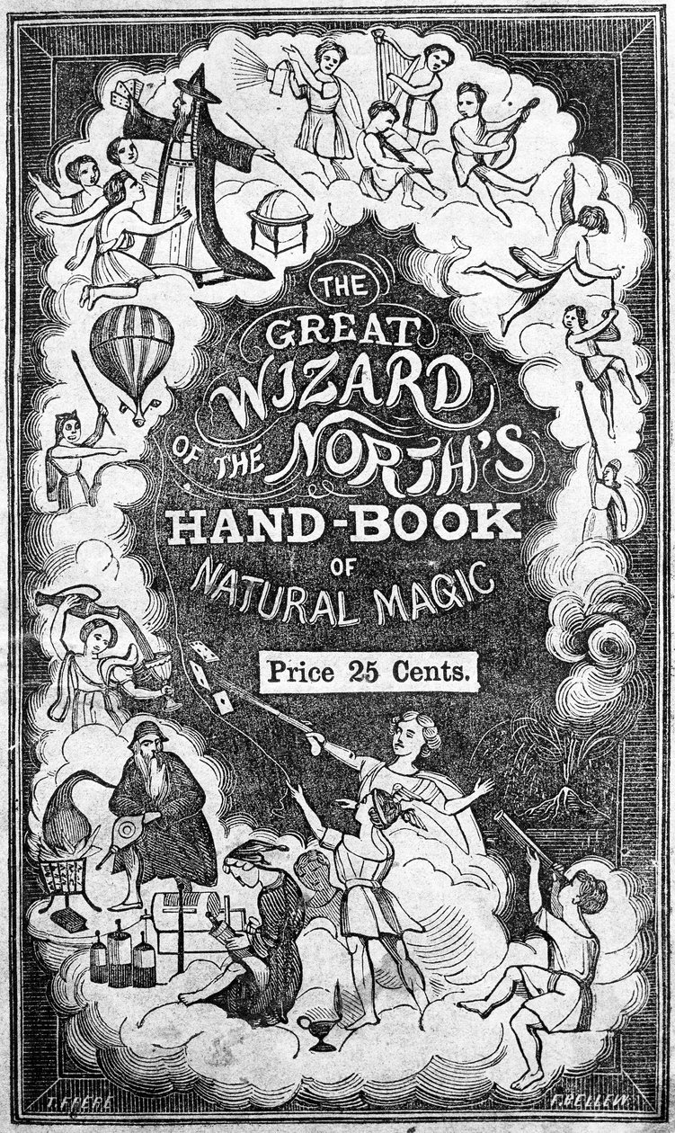 الغلاف الأمامي للمعالج العظيم لكتيب Norths of Natural Magic بقلم جون هـ. أندرسون بواسطة المدرسة الأمريكية