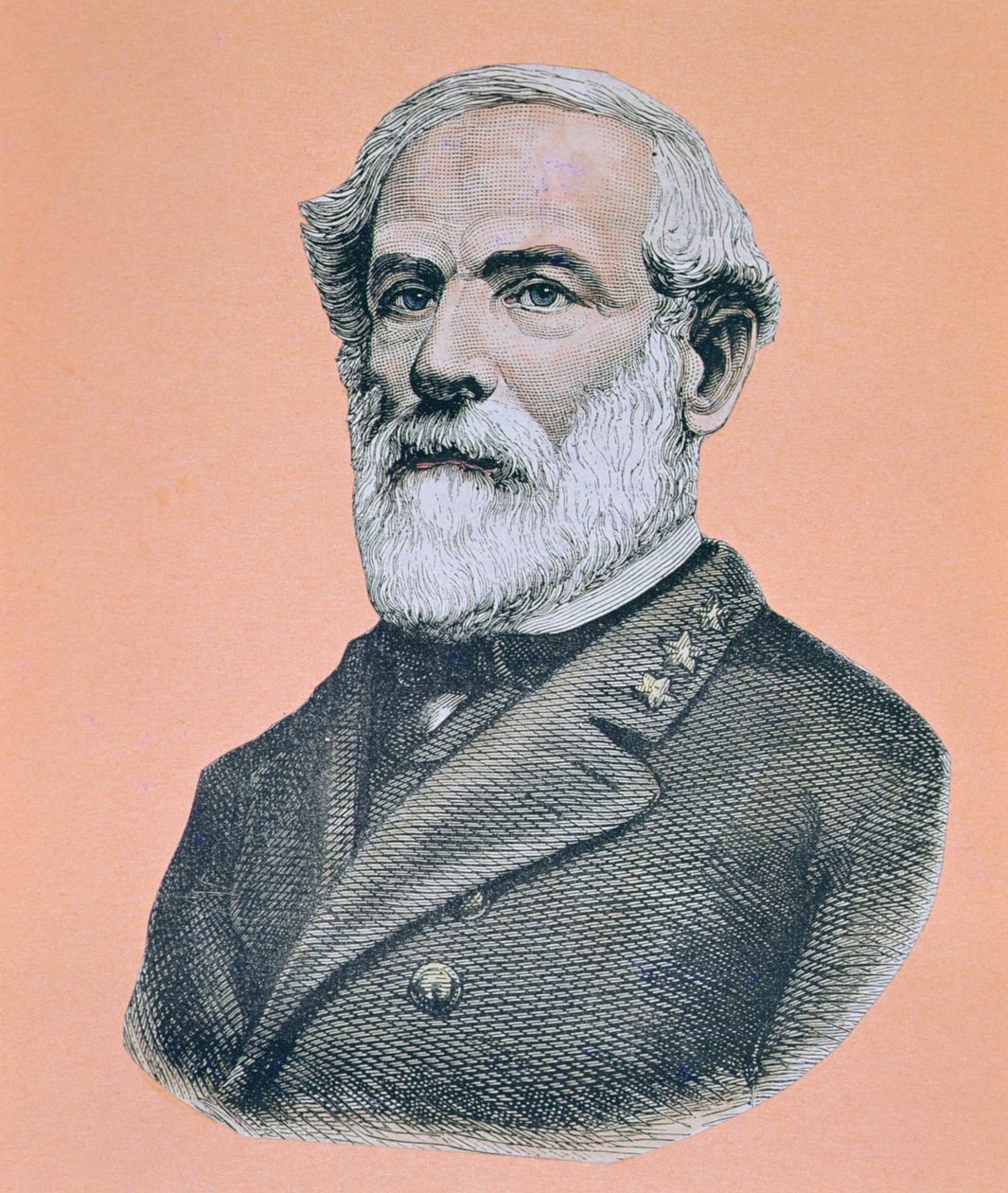 General Robert E. Lee (1807-70) (colour litho) بواسطة المدرسة الأمريكية