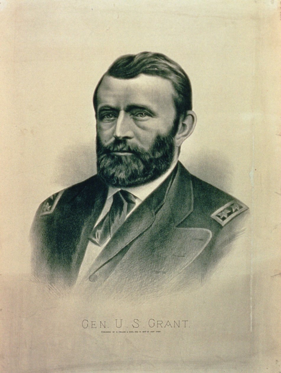 الجنرال يوليسيس سيمبسون جرانت (1822-1885) بواسطة المدرسة الأمريكية