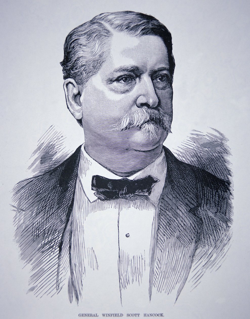 الجنرال وينفيلد سكوت هانكوك (1824-1886) (نقش) بواسطة المدرسة الأمريكية