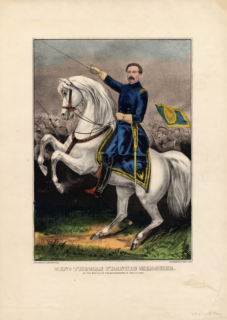 Genl. توماس فرانسيس ميجر ، حانة. بواسطة Currier & Ives ، c.1862 بواسطة المدرسة الأمريكية