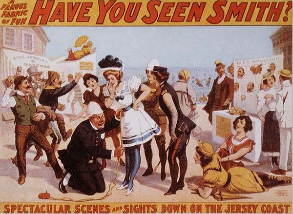 هل رأيت سميث! نسيج مرح مشهور ، أنتجته شركة ستروبريدج وشركاه ، c.1898 بواسطة المدرسة الأمريكية