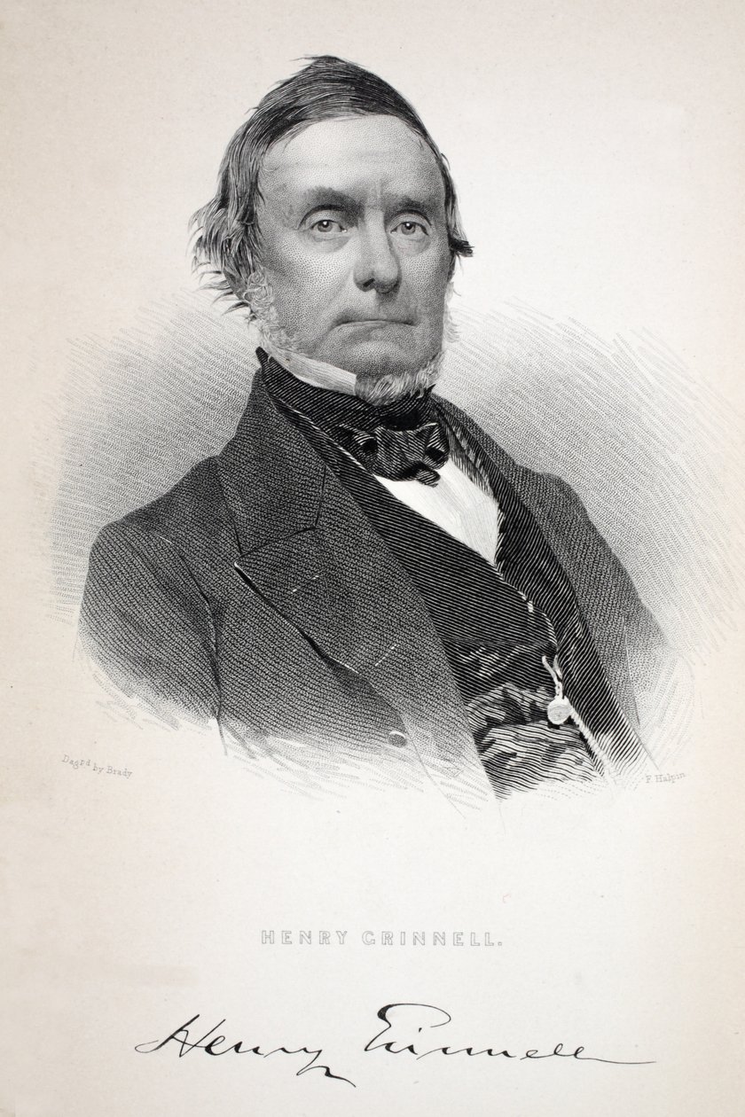هنري غرينيل ، رسم توضيحي من هنري غرينيل (1799-1874) ؛ بعثة غرينيل الثانية في البحث عن السير جون فرانكلين ... ، 1856 بواسطة المدرسة الأمريكية