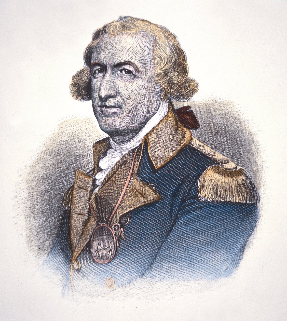 Horatio Gates (coloured engraving) بواسطة المدرسة الأمريكية