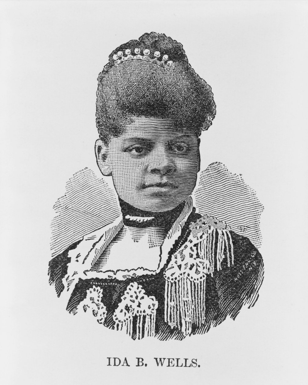 Ida B. Wells, 1891  بواسطة المدرسة الأمريكية