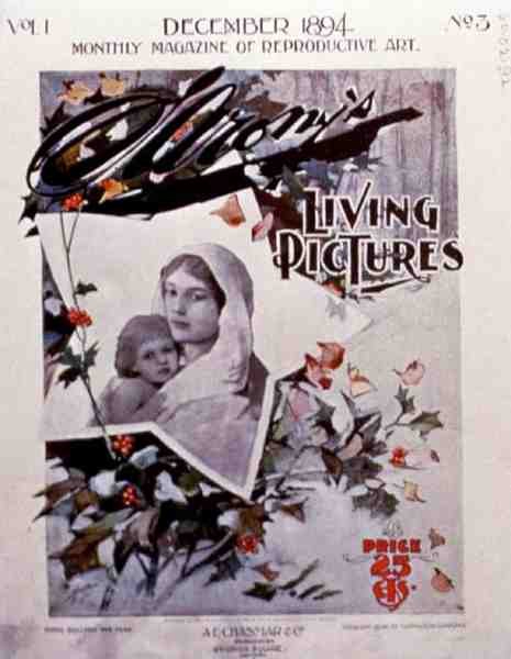 ج. Arony's Living Pictures '، المجلة الشهرية للفنون الإنجابية ، ديسمبر 1894 (لون ليثو) بواسطة المدرسة الأمريكية