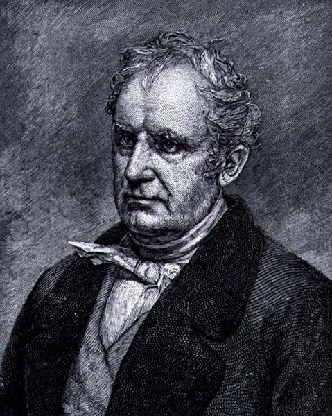 جيمس فينيمور كوبر (1789-1851) (نقش) بواسطة المدرسة الأمريكية