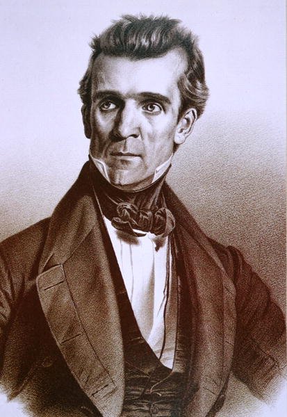 جيمس نوكس بولك (1795-1849) (ليثو) بواسطة المدرسة الأمريكية