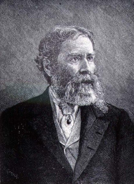 جيمس راسل لويل (1819-1891) (نقش) بواسطة المدرسة الأمريكية