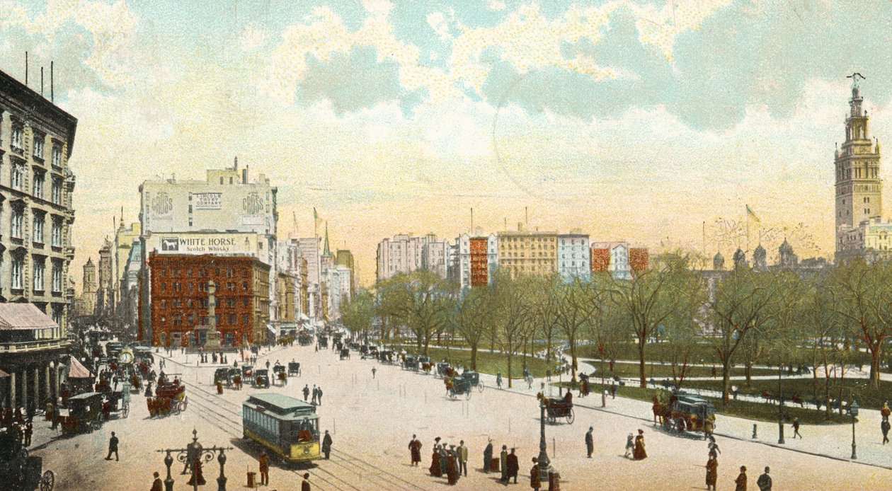 ميدان ماديسون ، نيويورك ، 1906 بواسطة المدرسة الأمريكية