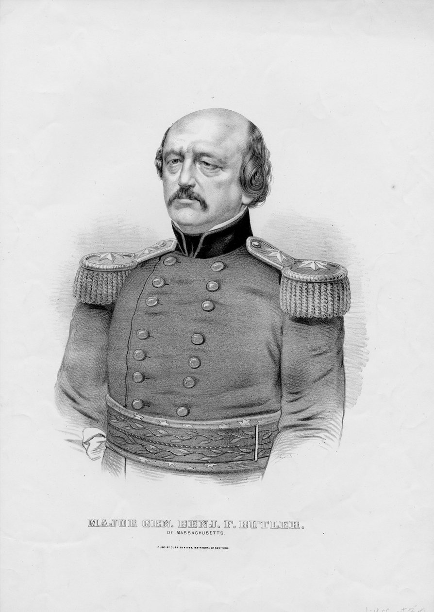اللواء بنج. F. بتلر من ماساتشوستس ، حانة. بواسطة Currier & Ives ، c.1860 بواسطة المدرسة الأمريكية