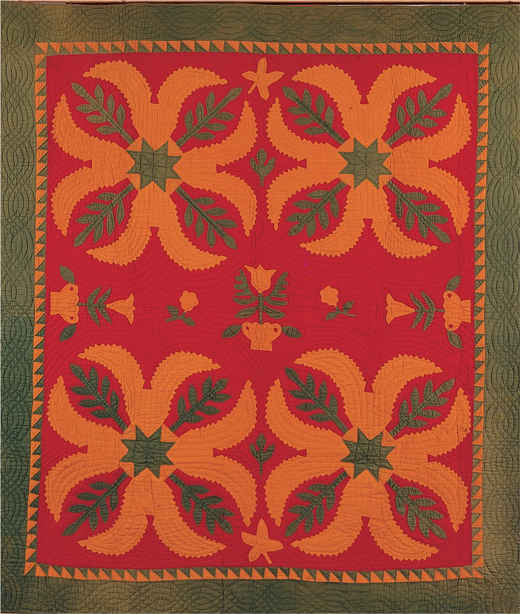 غطاء Mennonite ، ج .1880 بواسطة المدرسة الأمريكية
