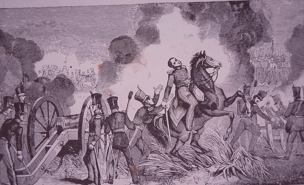 الحرب المكسيكية الأمريكية (1846-48) ، معركة بالو ألتو وموت الرائد رينغولد بواسطة المدرسة الأمريكية