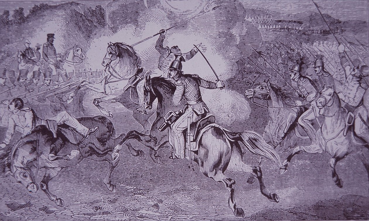 الحرب المكسيكية الأمريكية (1846-48) ، معركة بوينا فيستا بواسطة المدرسة الأمريكية