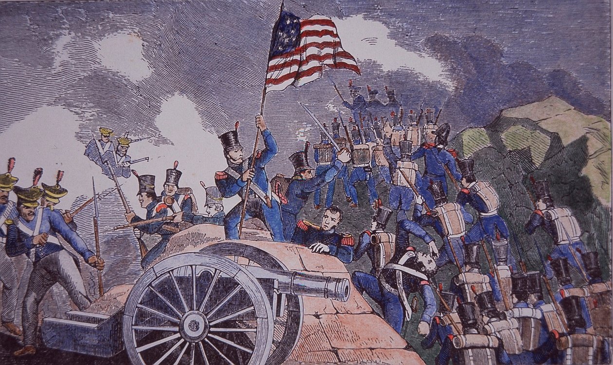 Mexican-American War (1846-48), battle of Cerro Gordo بواسطة المدرسة الأمريكية
